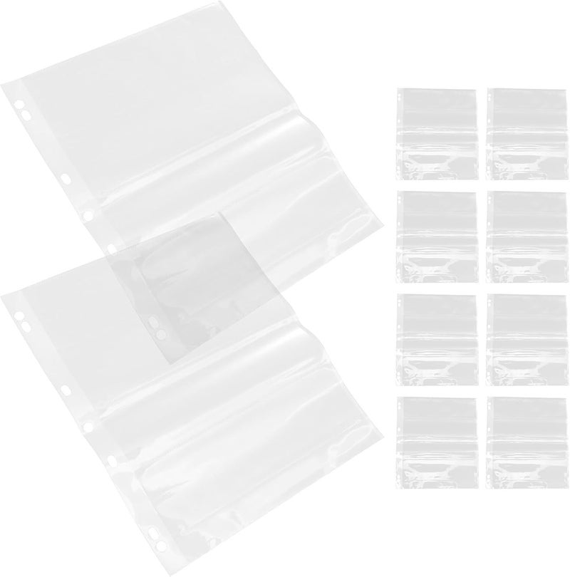 Extra part combo compatible PRETYZOOM 10pcs Waterproof Negative Film Sleeves Binder Pages with 120-hole Punched Protectors for Photo Slide Storage and Archival Document Collection Globally popular elegant design - Image 1