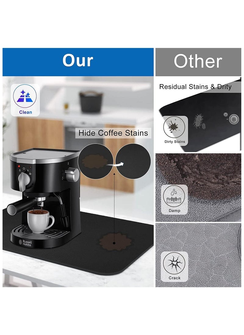 Generic Kitchen Mat, Dish Drying Mat, Anti-Slip Coffee Mat, 60L x 40W, 3.5mm Thickness, High Absorbent Mat for Kitchen Counter, Drying Mat for Dishes  - Image 5
