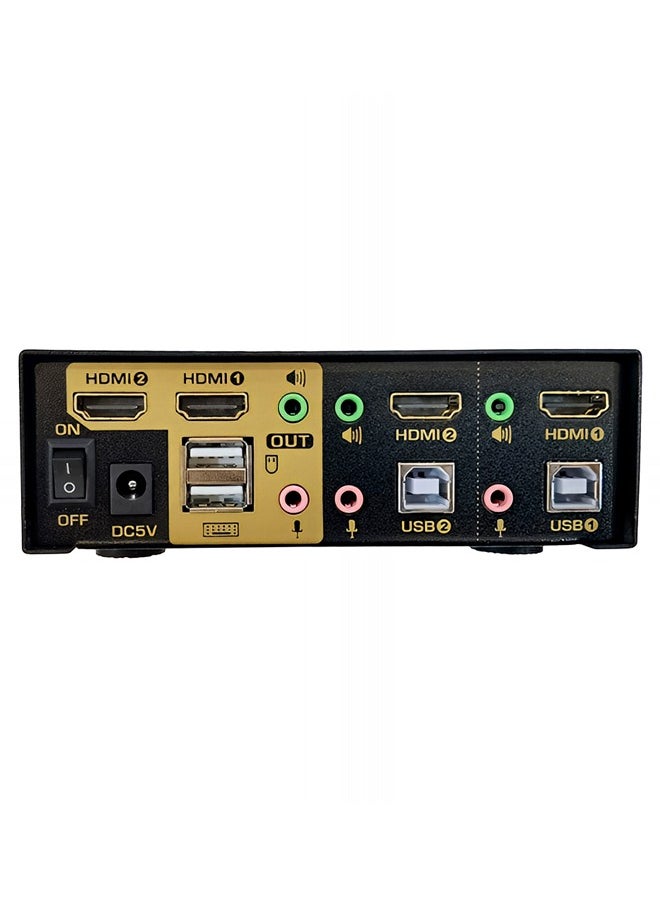 Taimi 2-Port HDMI Switch-Simplifies your Workspace with Dual Device Control  - Image 3