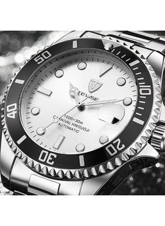 Tevise Men's Luminous Alloy Mechanical Watch ZS531803 - 43 mm - Silver  - Image 2