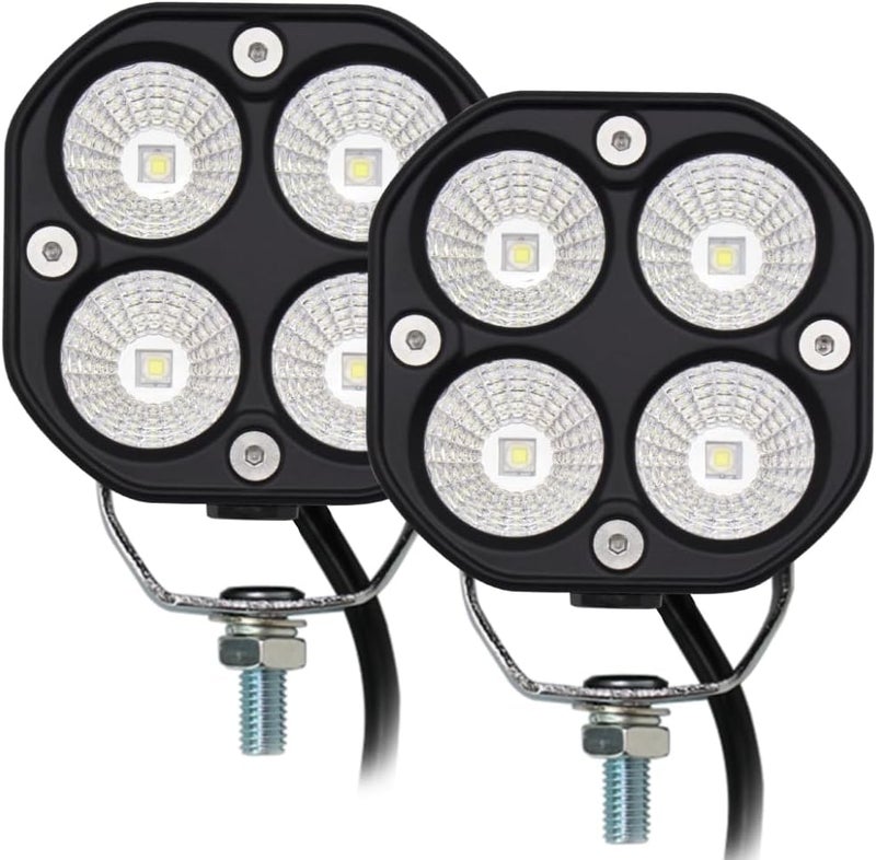 STDYSUN LED Offroad Driving Lights - 2PCS 3Inch 40W Waterproof Fog Pod Lights - Image 1