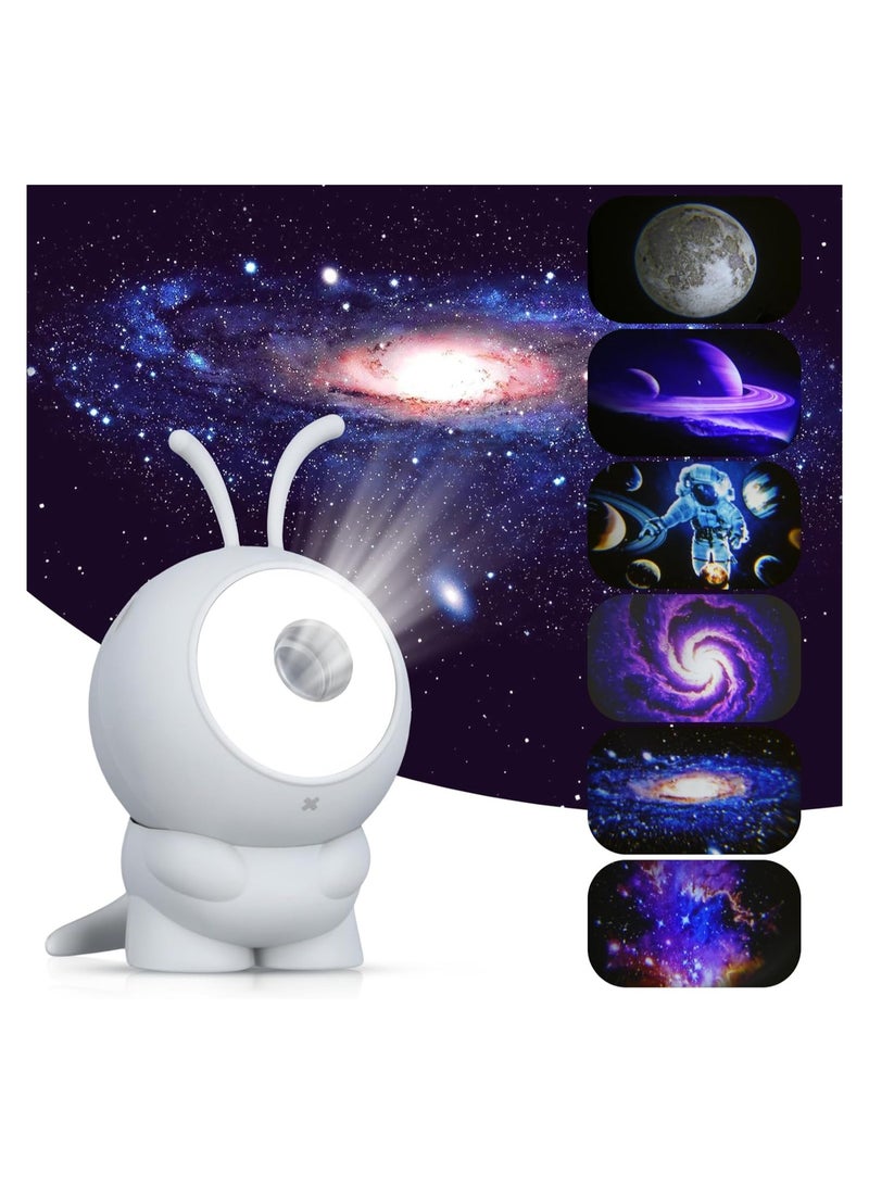 كابتن تيك Light Projector Galaxy Star Projector Starry Night Light for Bedroom Sensory Lights with Ocean Wave 360° Adjustable Space Starry Night Light Projector Sky Projector Gifts for Kids Adults - Image 1