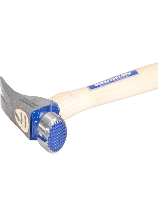 Vaughan & Bushnell CF2L California Framer Hammer with Milled Face, Long Straight Handle, 19-Ounce Head - Image 3