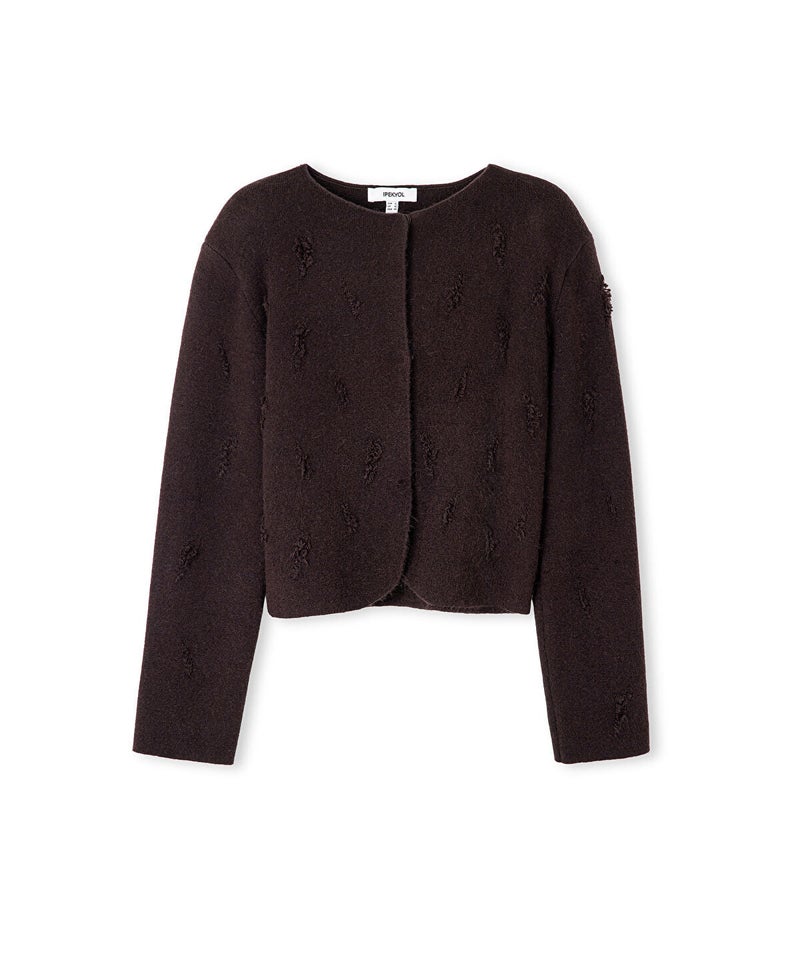 Ipekyol Distressed Knit Jacket - Image 4