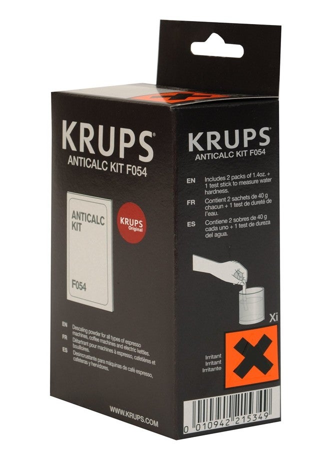 KRUPS Descaling Anti-Calc Powder (2x40g) For Espresso, Dolce Gusto, Coffee Makers
