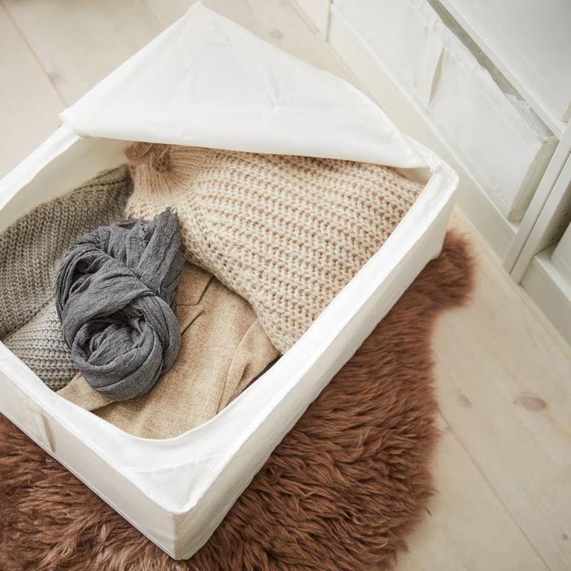 Graidient span ikeaa SKUBB Storage case White 44x55x19 cm 17 x21 x7 - Image 4