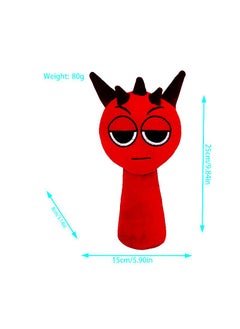 Y&D Sprunki Plush Toys, Sprunky Wenda & Gray Plushies Pillow Stuffed Animal Figure Dolls for Game Fans Gifts for Kids  - Image 2