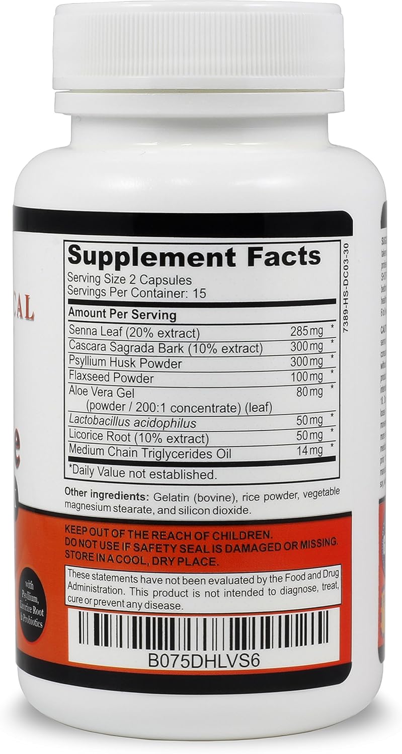 SIGMACEUTICAL تنظيف القولون لمدة 1 يوم  تنظيف ديتوكس  تنظيف الأمعاء  ملين  ديتوكس الأمعاء  منظف القولون  ديتوكس  30 كبسولة - Image 3
