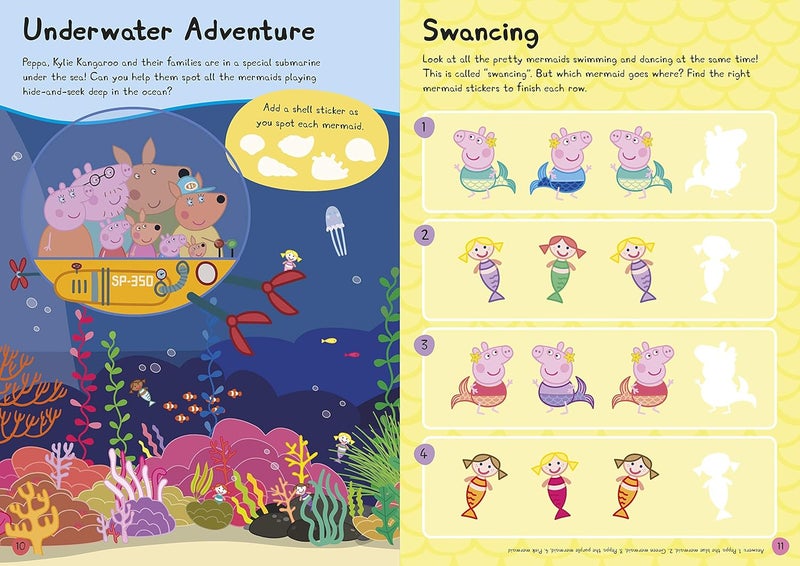 PENGUIN Peppa Pig: Mermaids, Unicorns And Dragons Sticker Activity Book - Image 3