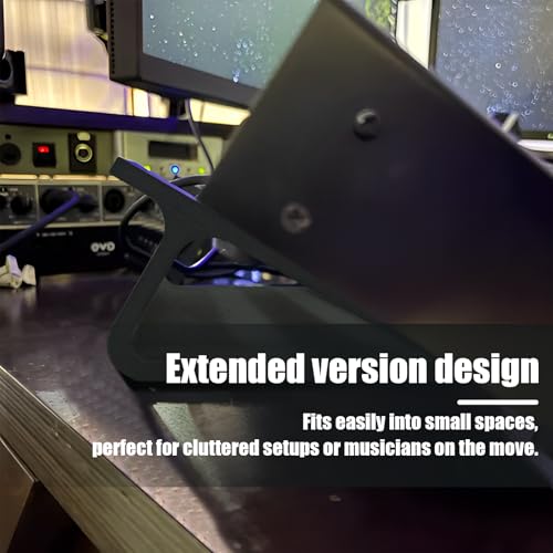 Bantlou Extended Mini Guitar Pedal Board | Tilting Desktop Effects Pedal Board with Non-Slip Feet | 30° and 60° Tilt Angle Design | Suitable for Recording Studios, Desktops, and Practice Scenarios - Image 3