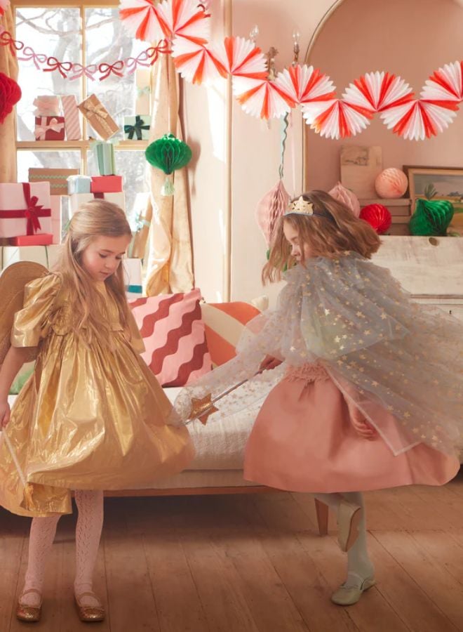 Meri Meri Candy Cane Stripe Honeycomb Garland - Image 2