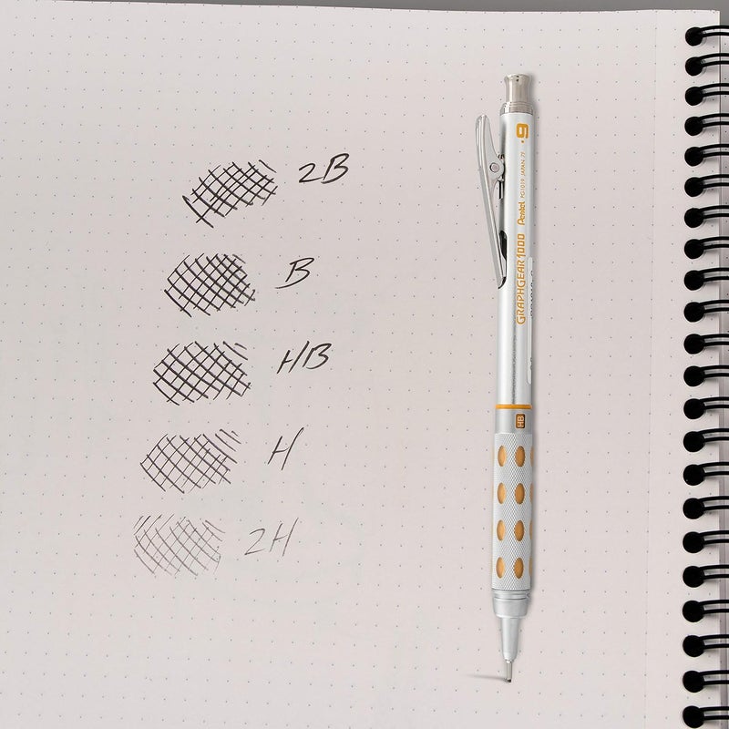 Pentel Super Hi-Polymer Lead Refill, (0.9mm) Thick, B, 180 Pieces of Lead (50-9-B) - Image 5