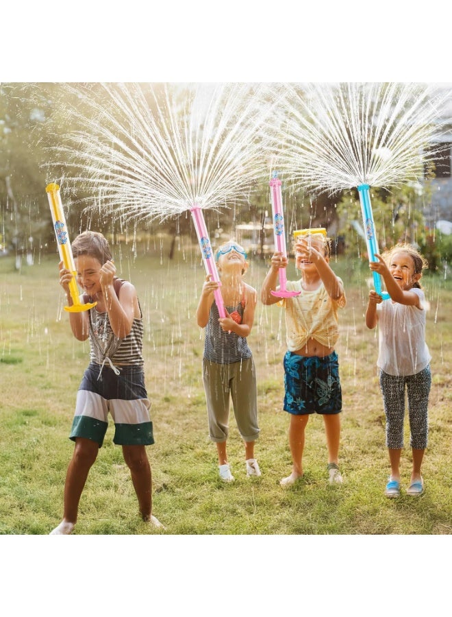 She&Little 2 Pcs Water Guns, Water Blaster, Water Soaker Blaster For Kids & Adults, Long Range Squirt Guns, Reusable Leak-Free Water Toys, Lightweight For Summer Pool, Beach & Outdoor Water Games (Blue & Pink) - Image 3