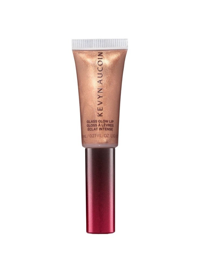 Kevyn Aucoin Glass Glow Lip, Spectrum Bronze: Multipurpose Lip Gloss Highlighter. 3D Reflective Glaze, Comfortable Wearing, Nonsticky. Moisturize, Protect, Lock In Shine. Makeup Artist Go To. - Image 1