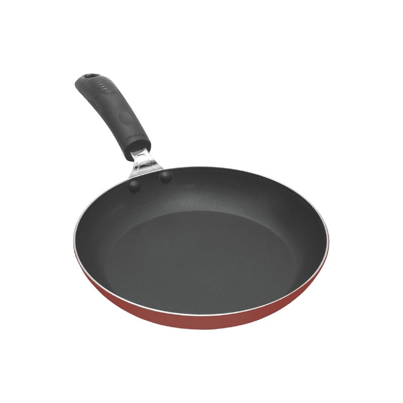 Crystal Platinum Series Non-Stick Fry Pan| 250 mm | 3 mm Thickness | Metal Spoon Friendly | 3 Layer Coating - Image 1