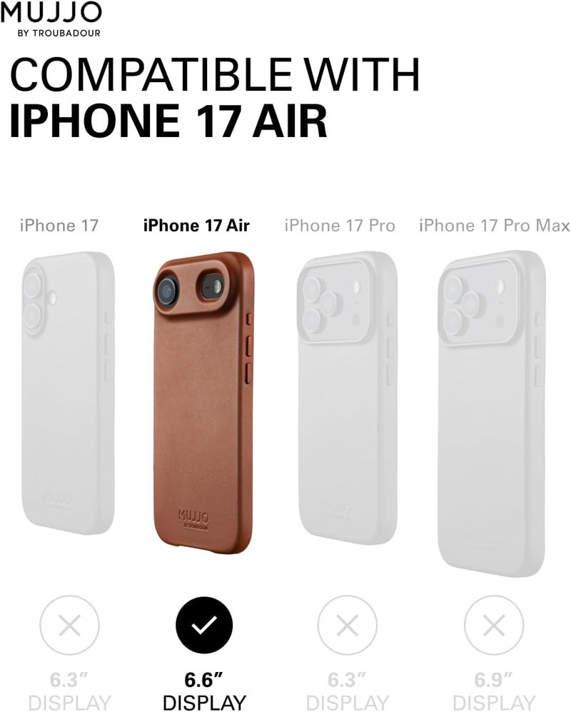 موجو جراب آيفون  جلد تان بشحن لاسلكي مغناطيسي - Image 5