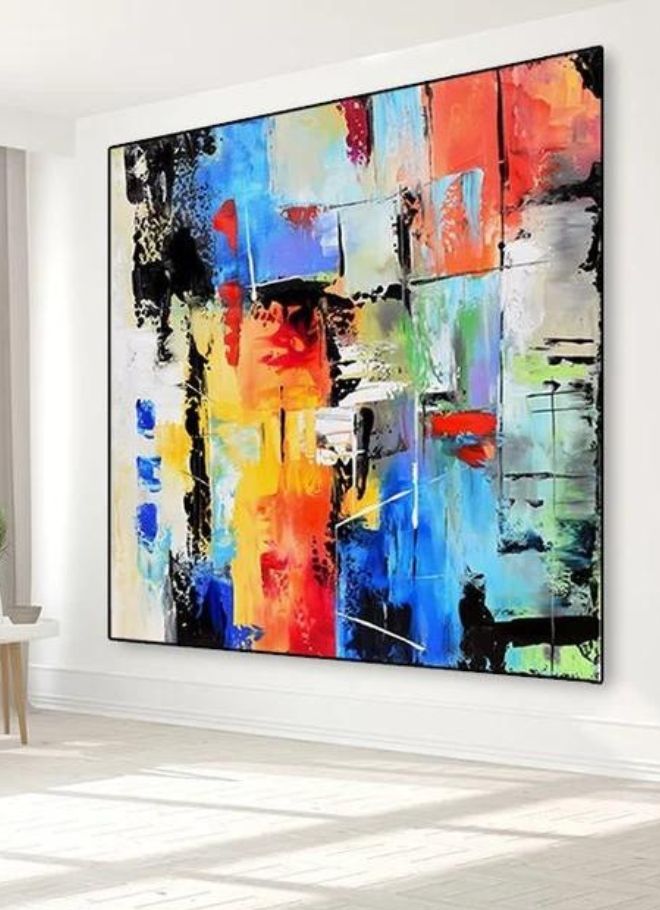 Abstract Wall Decor for Living Room Bedroom Wall Art Paintings Abstract Ink painting Wall Artworks Hang Pictures for Office Decoration  - Image 2