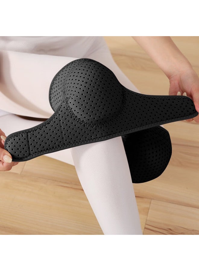 Chidong Children's Knee Pads, Breathable, For Kids' Sports, Jump Rope, Basketball, Dance, Students, Roller Skating, Anti-collision, Kneeling Protection Gear, Black - Image 3