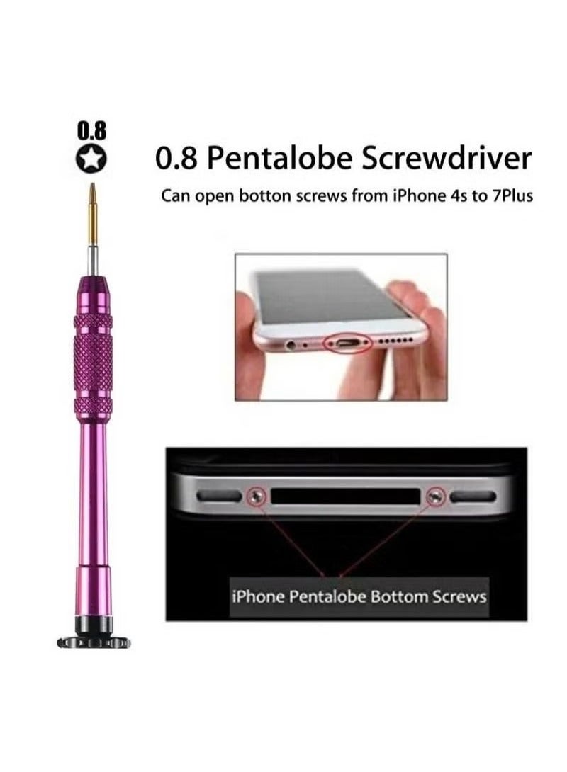 6-Piece Screwdriver Set Kit for Apple iPhone Repair Tool Ki  - Image 3