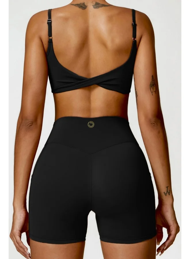 KAWN.YOGA KAWN YOGA Womens X Back Sports Bra - Padded Low Impact Workout Yoga Bra with Removable Built in Bra