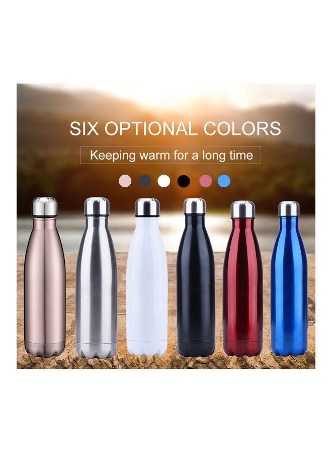 NIBEMINENT Stainless Steel Vacuum Water Bottle Black 28x7.5x7.5cm  - Image 4