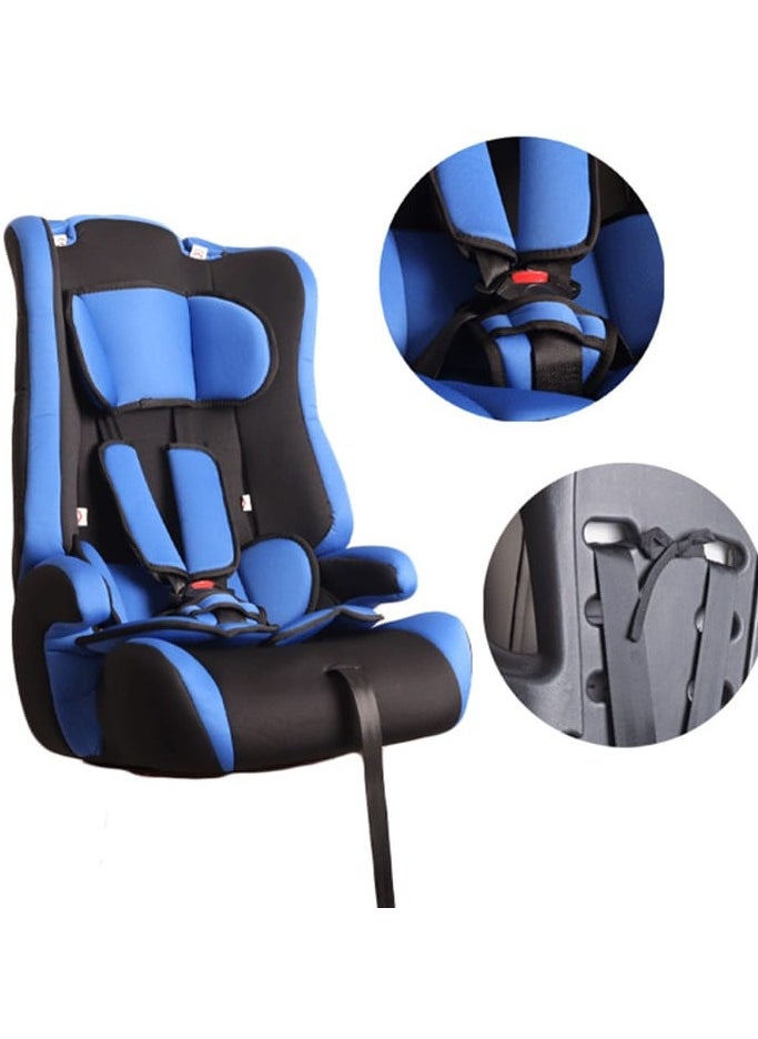 Generic - Children's car seat, 3 in 1, slim and comfortable design - seat belt with 4 recline positions and 5 points - Image 1