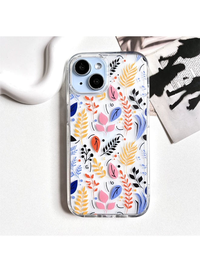 NIBEMINENT Light Luxury Retro Protective TPU Case Cover For iPhone 14 Plus Clear - Image 1