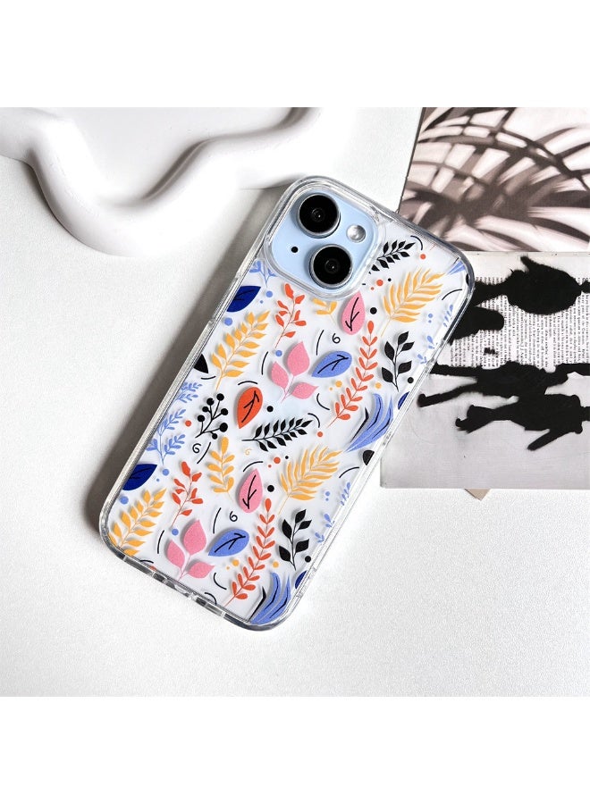 NIBEMINENT Light Luxury Retro Protective TPU Case Cover For iPhone 14 Plus Clear - Image 2