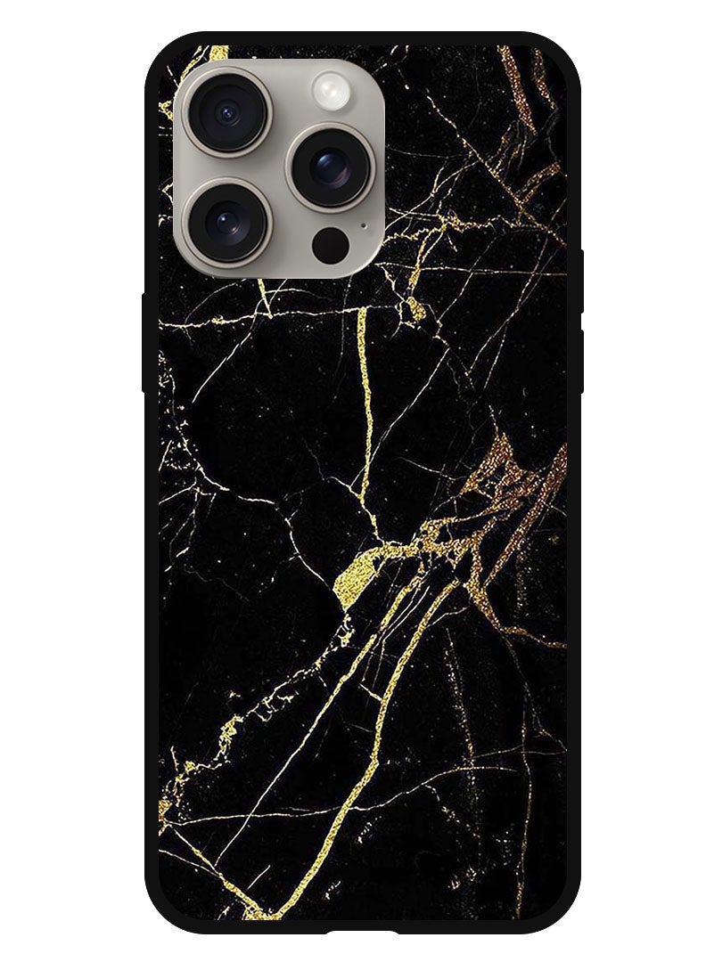 Theodor Protective Case Anti Scratch Shock Proof Bumper Cover For iPhone 15 Pro Max Marble Texture - Image 1