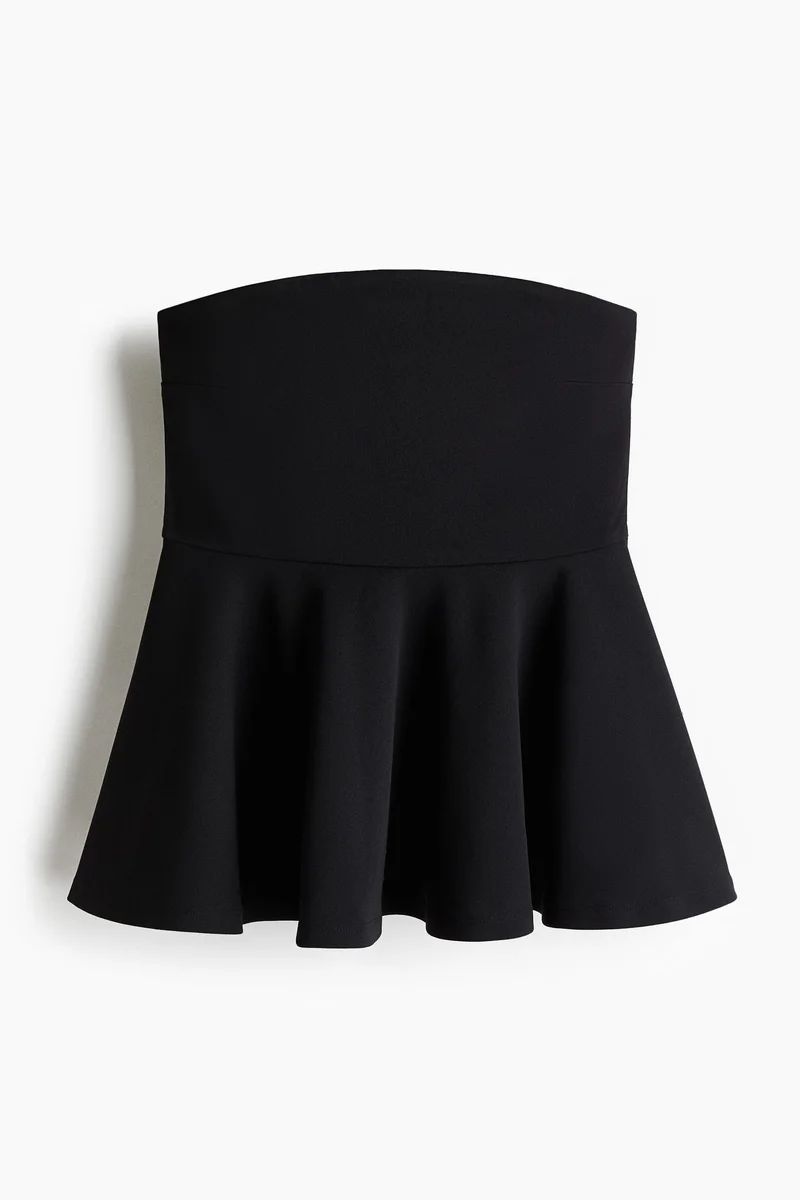 H&M Bandeau peplum top