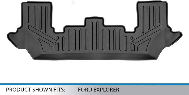SMARTLINER SC0502 All Weather Custom Fit Floor Mats 3rd Row Liner for 2020-2021 Ford Explorer - Image 3