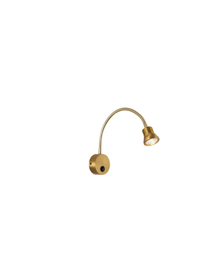 Best Power - Spiral 518-003 LED Wall Light with 3 Dimmable Brightness Levels | Elegant Gold Finish for Modern Interiors - Image 1