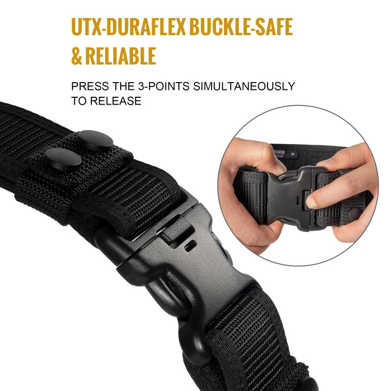 Vismix Nylon Duty Belt with Hook Lining, Key Holder and Belt Keepers - Image 3
