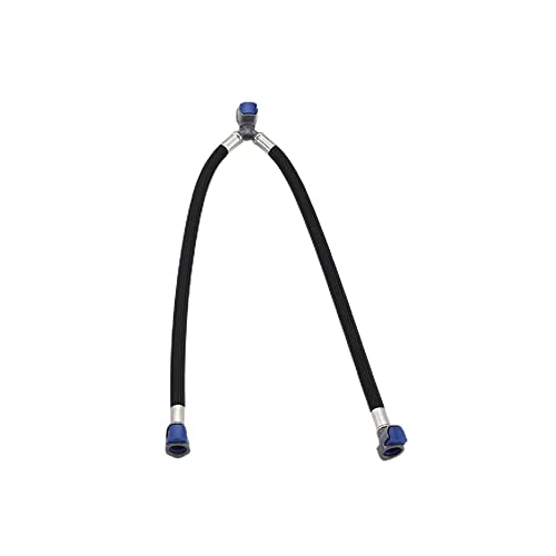 Weirun Replacement Part Quick Connect Hose for Bathtub Tub Filler Bathroom 3 Hole Sink Basin Vanity Widespread Double Handle Faucet Water Faucet Lock Faucet Supply Lines,Black - Image 1