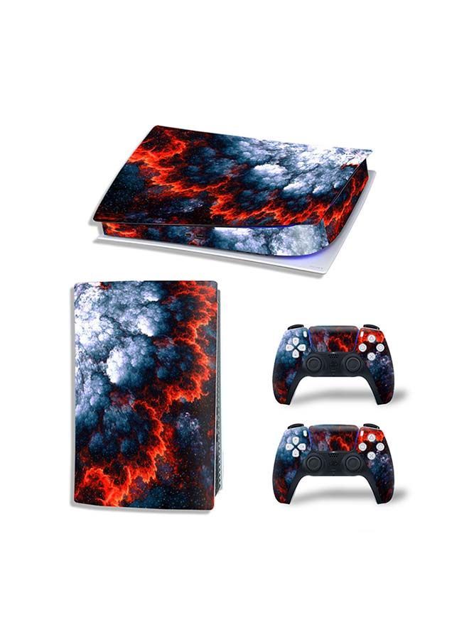 NIBEMINENT Console And Controller Decal Sticker Set For PlayStation 5 Digital Version