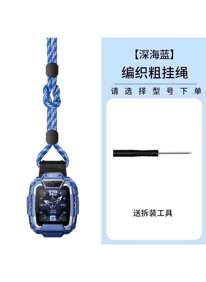 Ten Flashes Huawei Kids Phone Watch 5 Pro/4x Hanging Rope Smart Kids Watch 4x New Edition/5 Pro Hanging Neck Strap Anti-drop And Durable Pink - Image 4