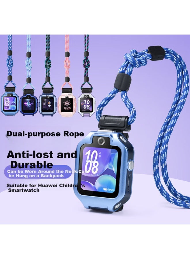 Ten Flashes Huawei Kids Phone Watch 5 Pro/4x Hanging Rope Smart Kids Watch 4x New Edition/5 Pro Hanging Neck Strap Anti-drop And Durable Pink - Image 3