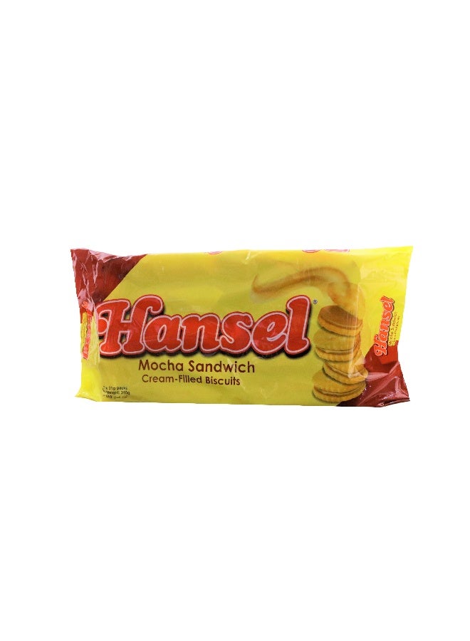 Hansel بسكويت ساندويتش موكا هانسل من ريبسكو (10*31غ) 310غ - Image 1