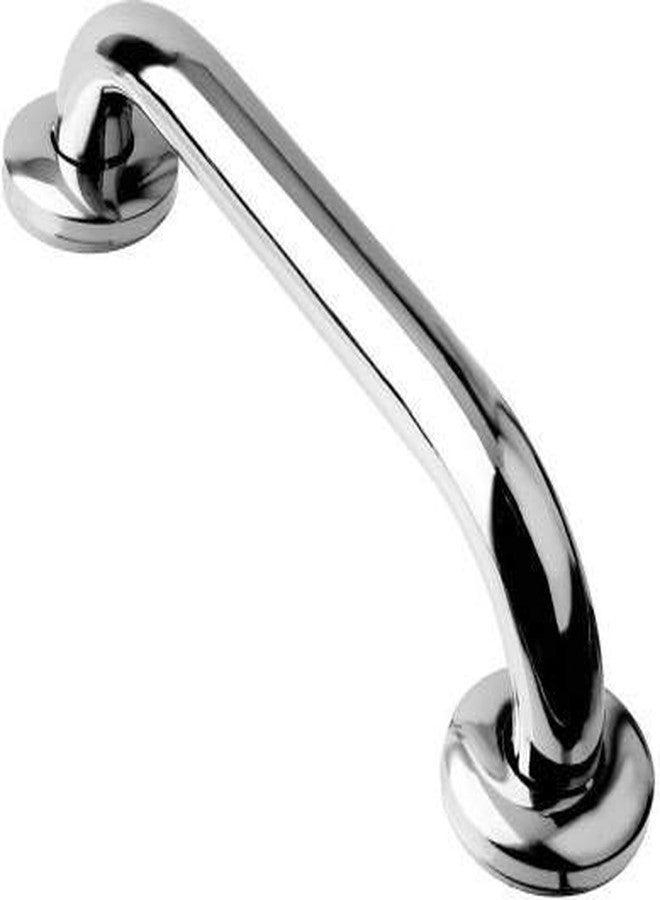 Implemental Bosney Steel Industries Heavy Duty Stainless Steel Grab Bar, Toilet Grab Bar Shower Grab Bar 12" (inch) (Pack of 1) - Image 1