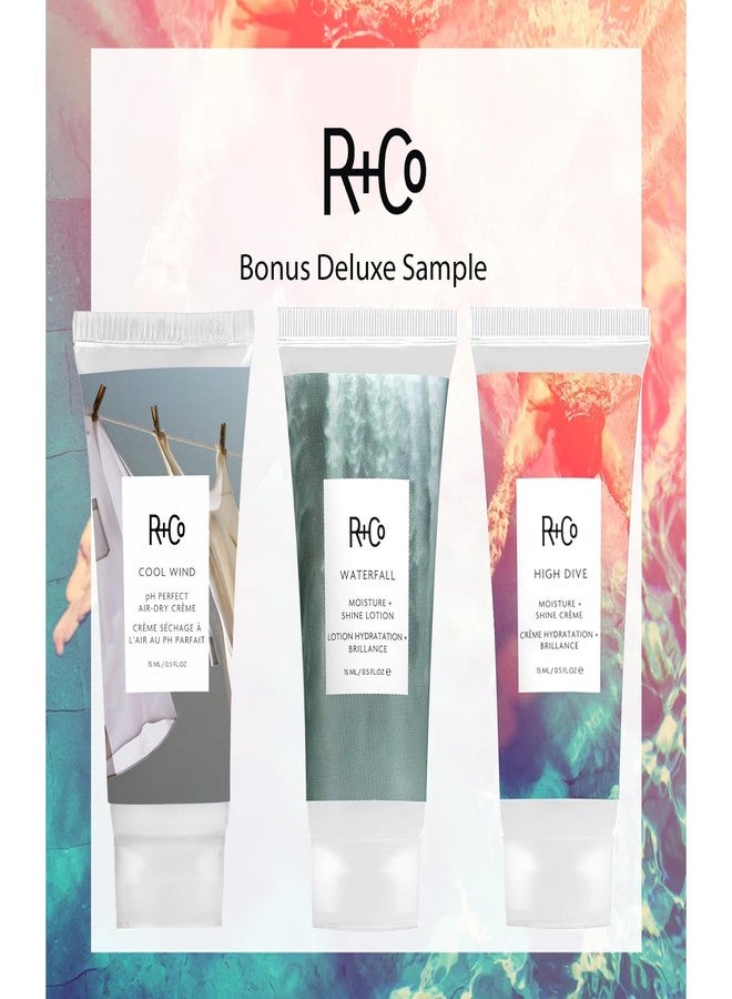 R+Co Bel Air Smoothing Shampoo and Conditioner Set (8.5 Oz) + R+Co Bonus Deluxe Sample (.5 Oz) | Body + Shine + Smoothing for All Hair Types | Vegan + Cruelty-Free | - Image 2