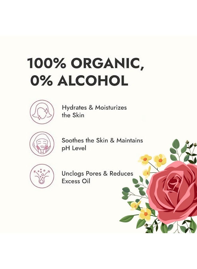 Cipzer Organic Araq-e-gulab Rose Water/Gulab Jal Helpful for Hydrated Skin, Improve Skin Tone (50ml) - Image 2