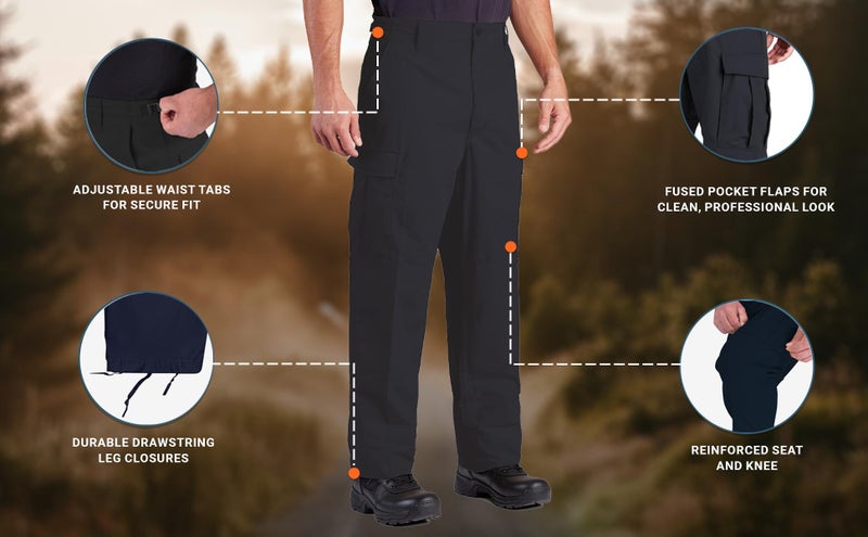 Propper Mens F5201- Bdu Trouser Pant, Dark Navy, Small US - Image 2