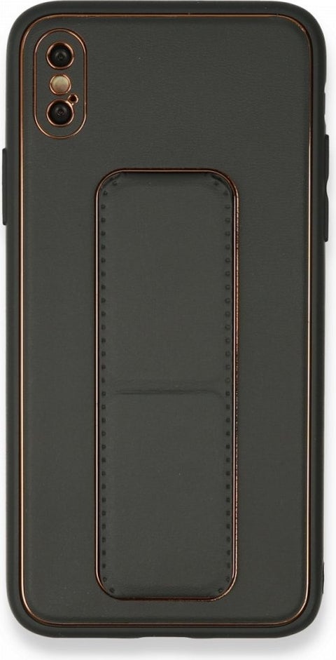 FUJIMAX Apple iPhone x Case Horizontal and Vertical Stand Camera Lens Protection Leather Coco Stand Cover