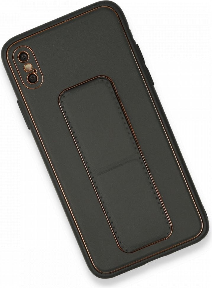FUJIMAX Apple iPhone x Case Horizontal and Vertical Stand Camera Lens Protection Leather Coco Stand Cover