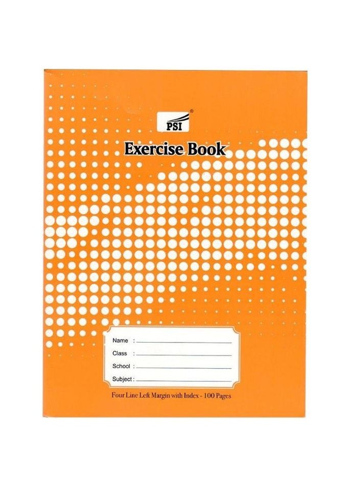 Psi - Exercise Note Book Four Lined 100 Pages - Image 1
