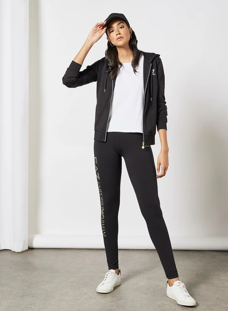 EA7 Emporio Armani Side Logo Leggings