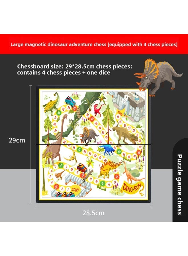 شطرنج طائر مغناطيسي قابل للطي محمول، ألعاب تعليمية للأطفال في المرحلة الابتدائية، شطرنج مغناطيسي للآباء والأطفال