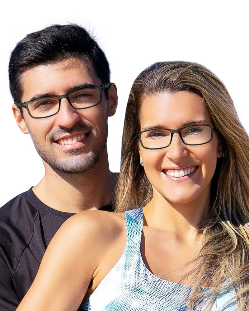 LUFF Unbreakable Reading Glasses for Women,4PCS Blue Light Blocking Reading Glasses Men,Comfortable Spring Hinge Readers,Computer Glasses Anti Eyestrain,Eyeglasses Stylish(1.5X) - Image 3