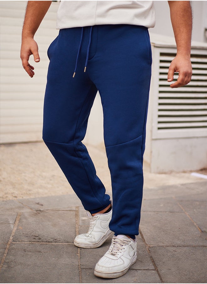 trendyol - Regular/Normal Cut Stitch Detail Thick Sweatpants TMNAW25EA00002 - Image 1