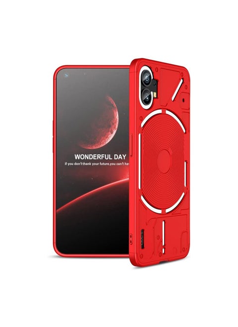 Nothing Phone 1 Case Cover Ultra-Slim PC Anti-Scratch Shockproof Protective Scratch Resistance Back Cover Accessories Protection Compatible With Nothing Phone 1 [3 in 1]